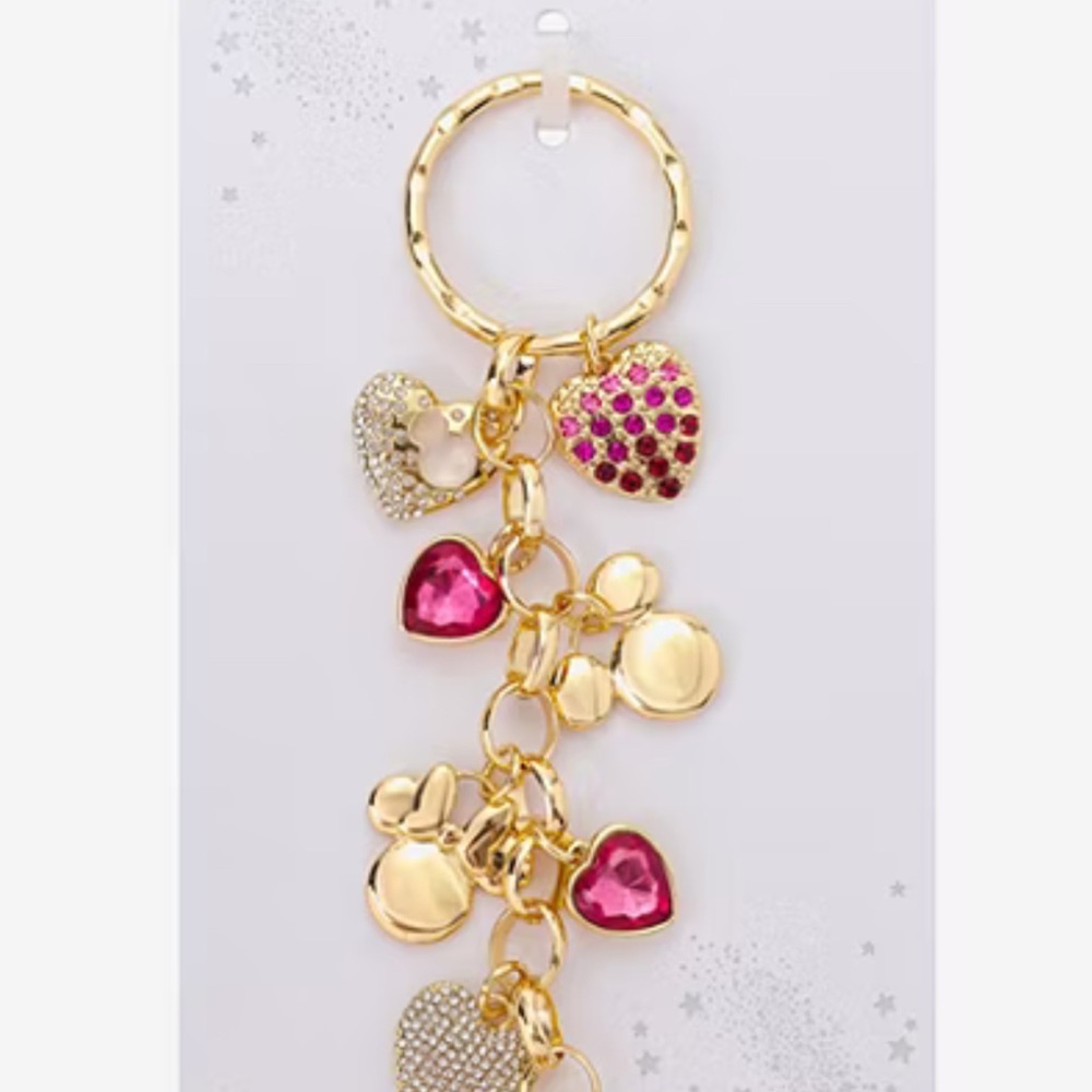 Minnie Mouse+ Heart Keychain 💕💕